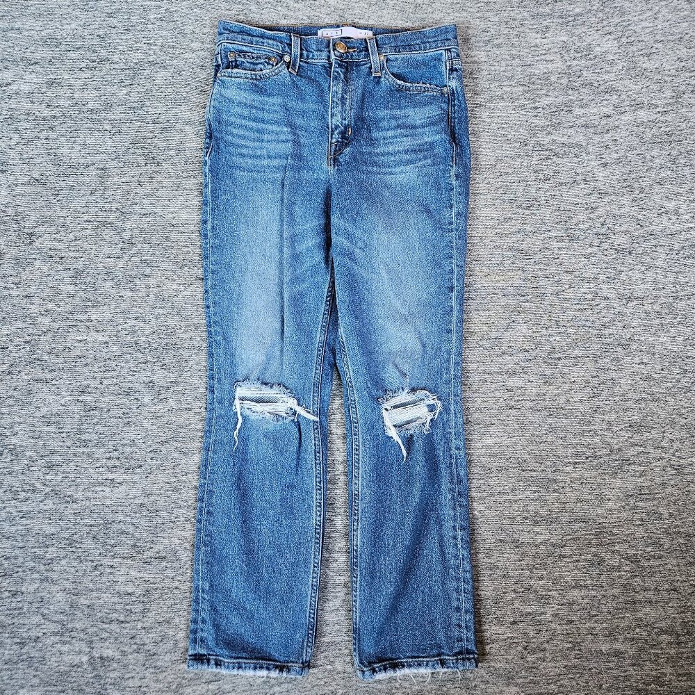 AYR Jeans 27 Womens The Yes Yes Yes High Rise Straight Denim Actual Fit 28x27